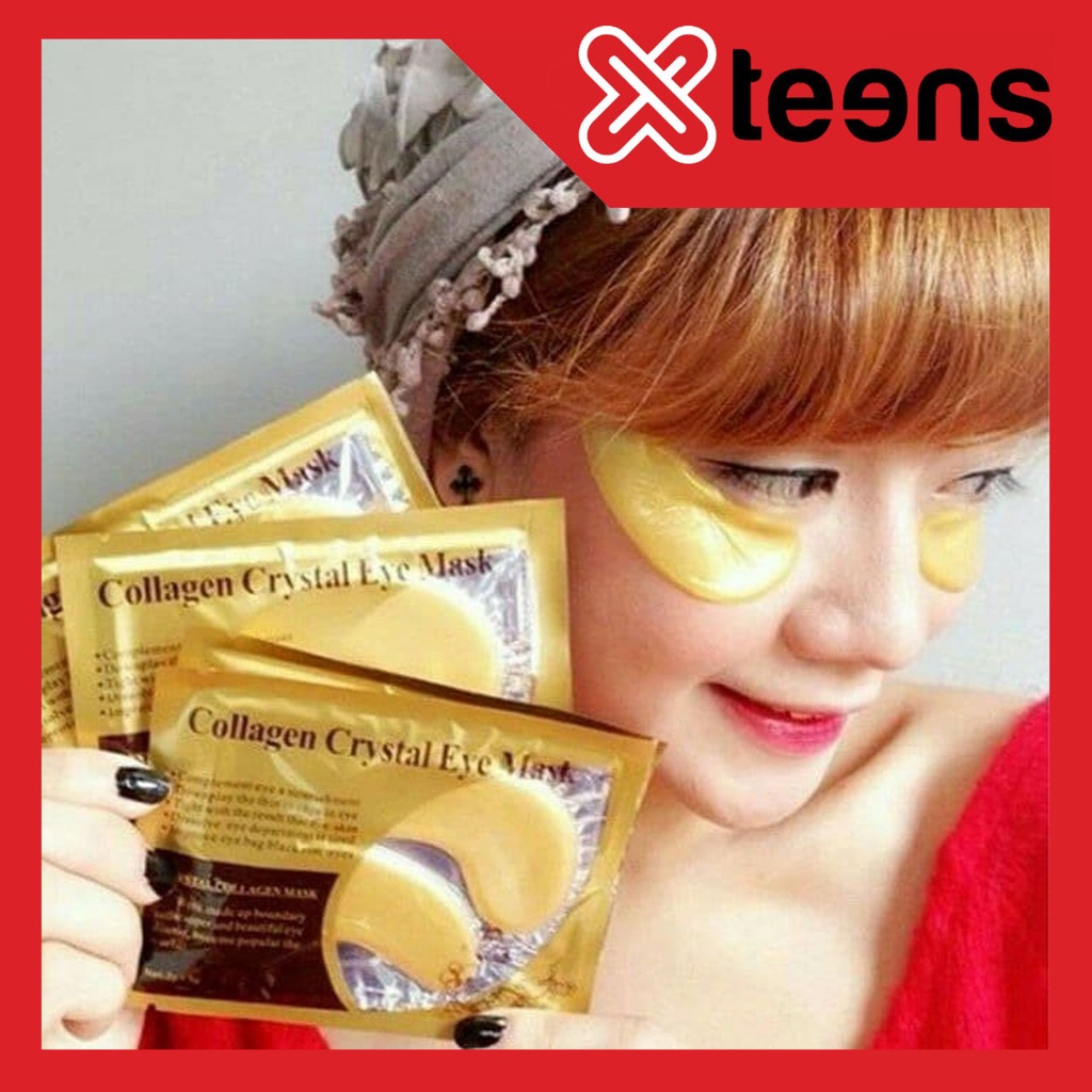 PROMO MASKER MATA GOLD KOLAGEN COLLAGEN - COLLAGEN GOLD CRYSTAL EYE MASK | MASKER MATA