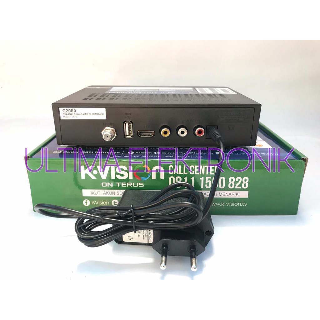 Receiver Kvision Bromo C 2000 Hybrid C &amp; Ku band Free MNC grup