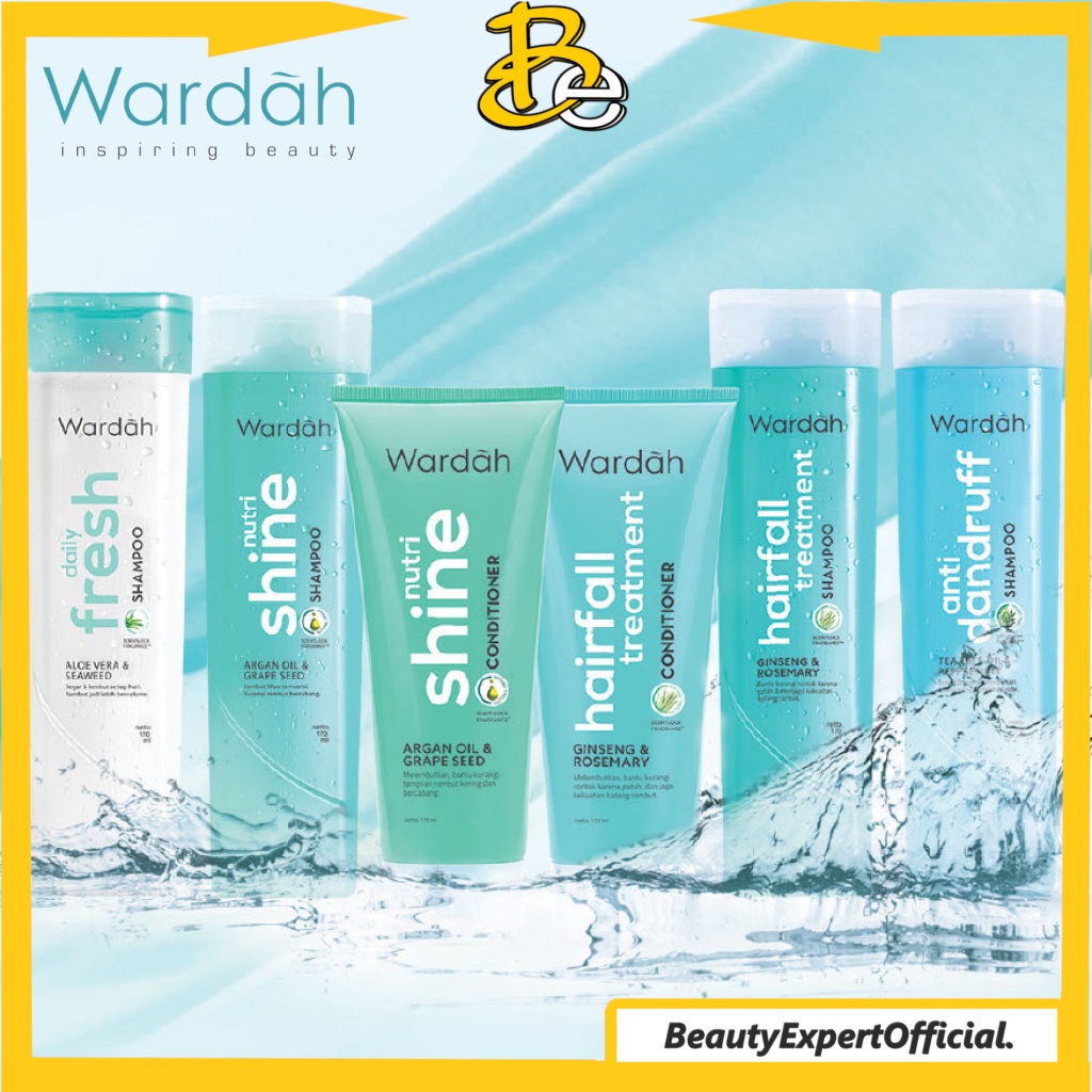 ⭐️ Beauty Expert ⭐️ Wardah Shampoo | Anti Dandruff | Daily Fresh | Nutri Shine | Hairfall |