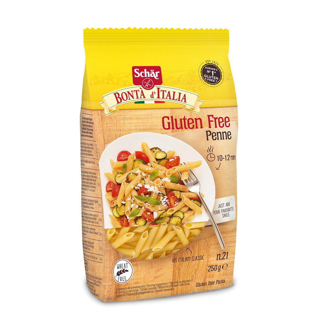 Schar Bonta d' Italia Gluten-Free Penne Pasta -- 12 oz (250 gr)