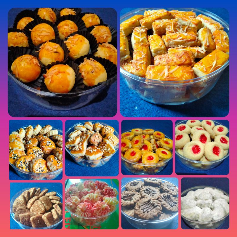 

Nafidza anake kue kering lebaran/camilan lebaran/paket kue lebaran/parcel lebaran kemasan toples ukuran 500gr