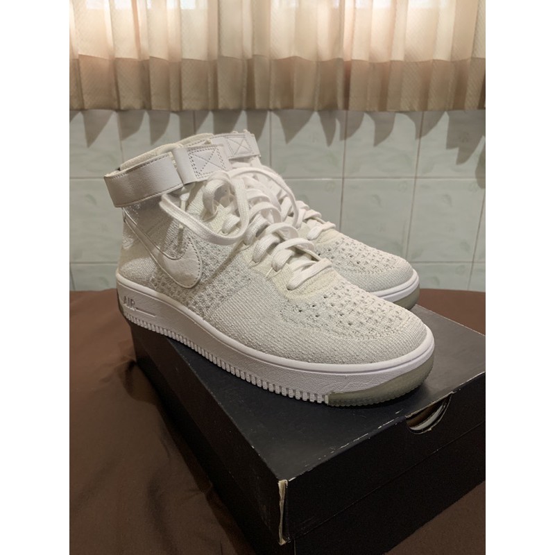 W NIKE AF1 FLYKNIT HIGH 99% MULUS LIKE NEW (PRELOVED)