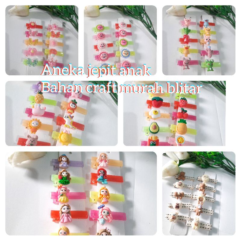 10 pcs jepit anak/jepit anak korea/jepit anak handmade