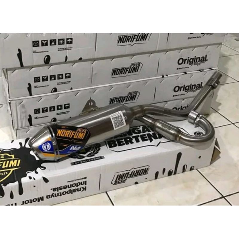 knalpot Norifumi original N4 STAINLESS KLX 150