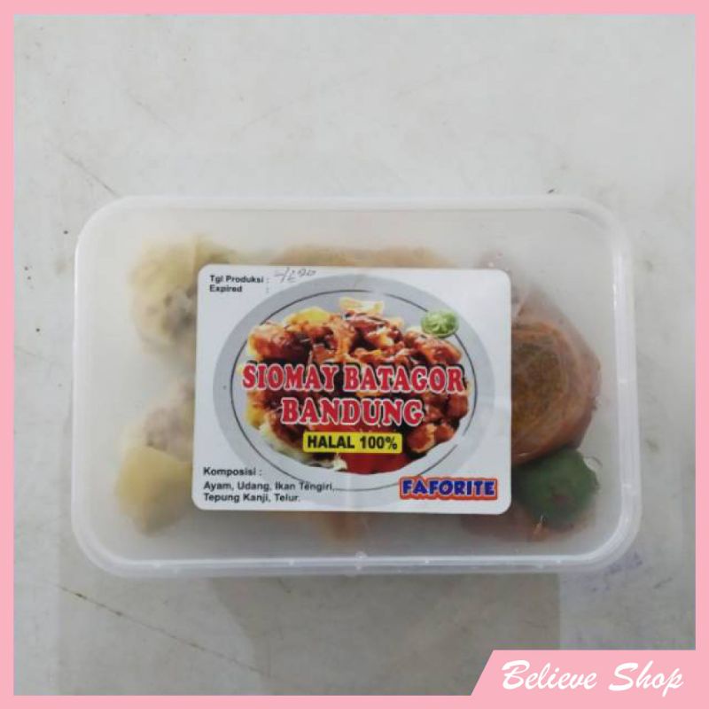 

Siomay Batagor Bandung 500 gr