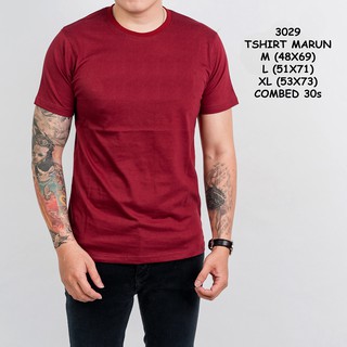  Kaos  Tshirt Pria  ukuran  jumbo  Lengan Pendek Mustard Simple 