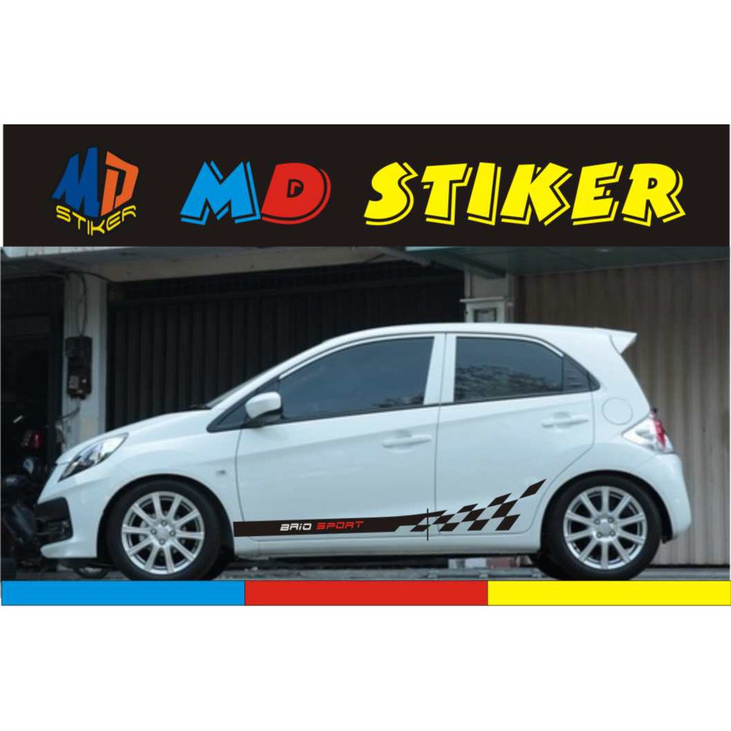 Sticker Cutting Stiker Mobil Brio Satya Minimalis Shopee Indonesia