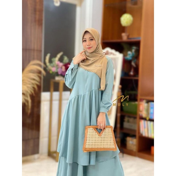 GAMIS DRESS WANITA TERBARU DIORA DRESS BY MDLY