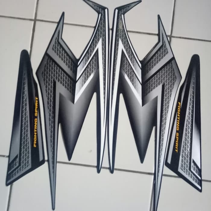 stiker striping Yamaha rx king 2004 hitam