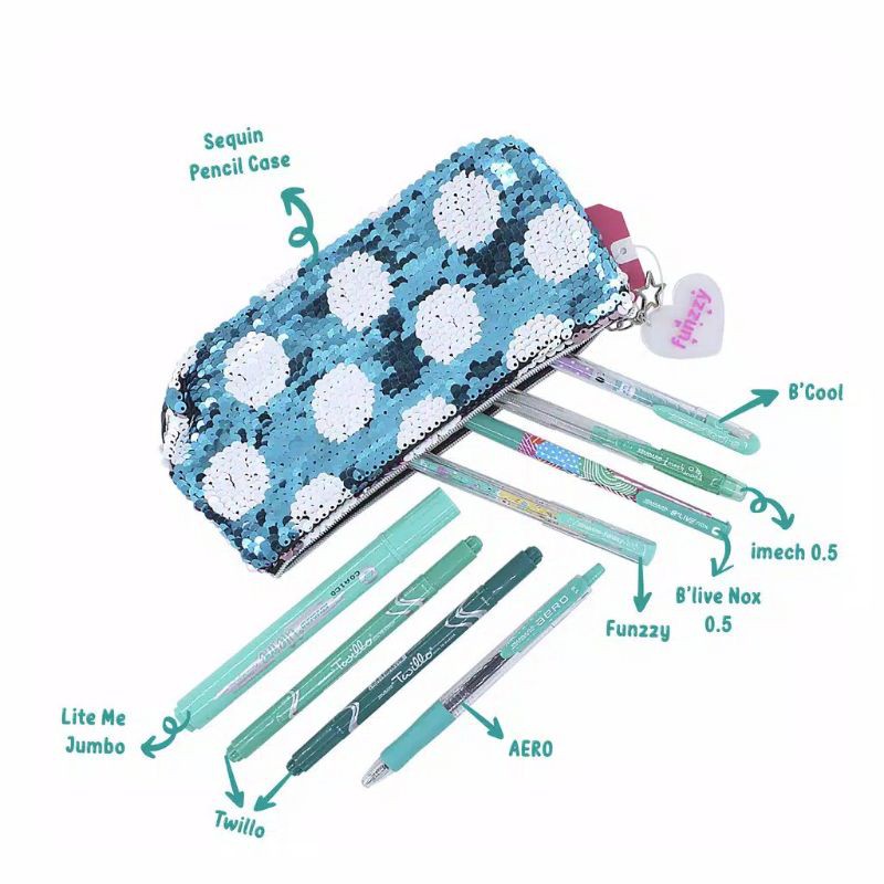 

Standard Paket Pencil case Aquamarine