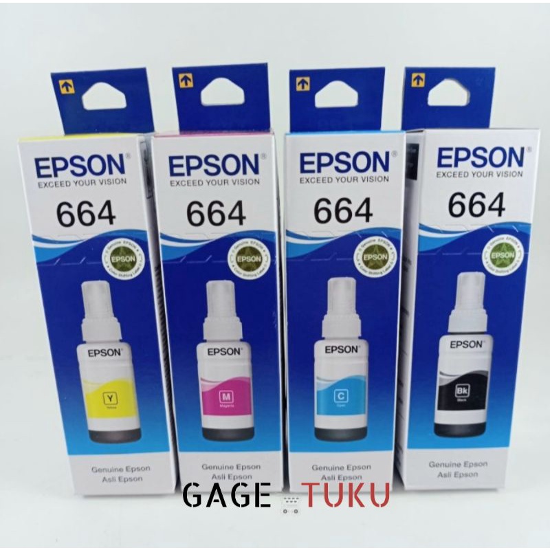 Tinta Printer Epson 664 Termurah Berkualitas Asli Original
