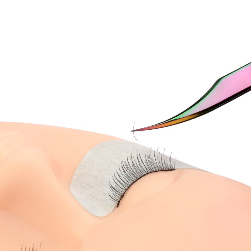 Ready Stock Stainless Steel Eyelash  Tweezers  Makeup Tweezers Pinset Bulu Mata