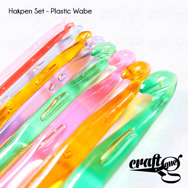 Hakpen Set - Plastic Wabe