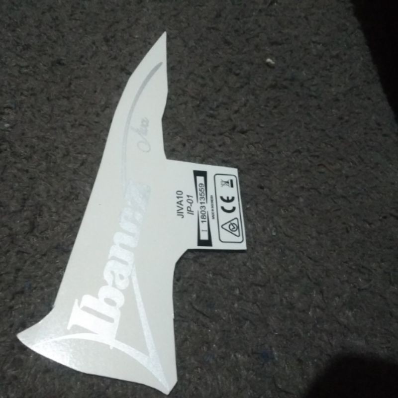 stiker water Slide decal logo ibanez jiva series
