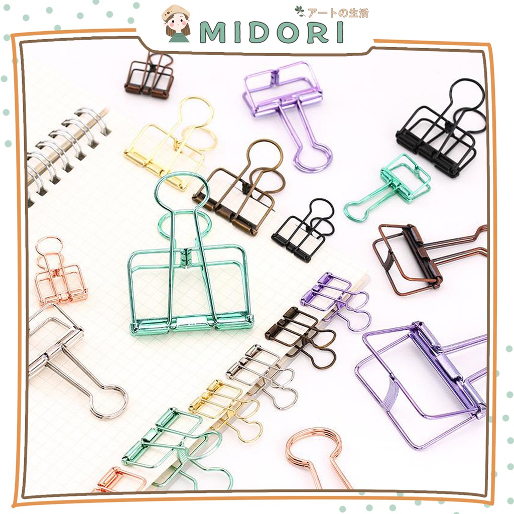 

[MIDORI] Paper Clip Besi Warna Warni - F0003