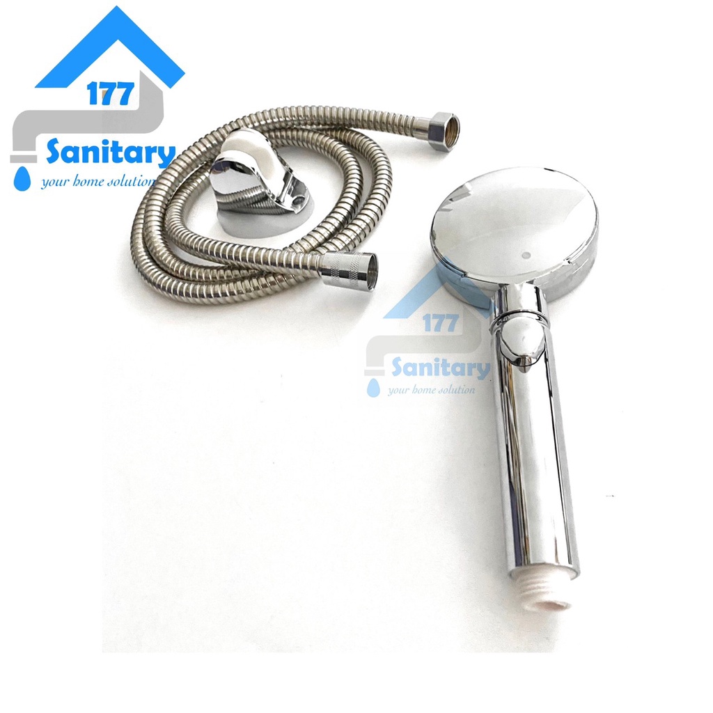 Super Hand shower Mandi set 812C-shower mandi pressure saving water turbo hemat air bisa di putar 360 dgn ON OFF gede