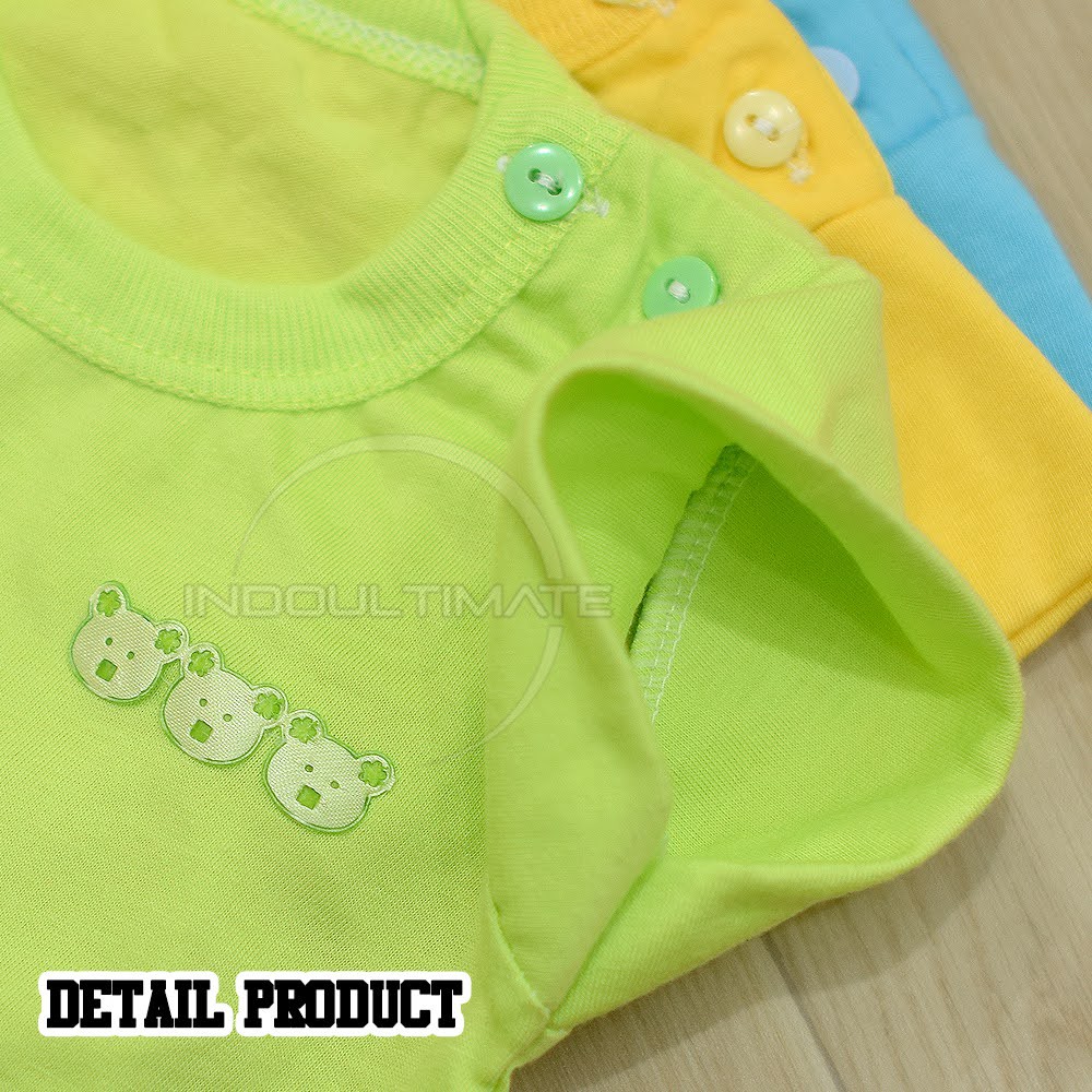 Kaos Anak Bayi Balita Cotton Baju Harian Bayi Oblong Polos Pakaian Bayi Atasan Bayi BC-032KK