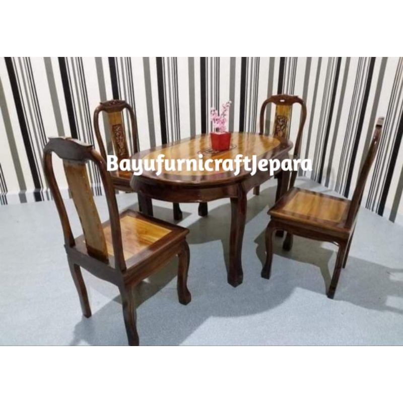 Set Meja makan//Meja makan bonsai//meja makan minimalis