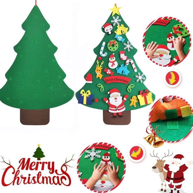 

Dekorasi Pohon Natal Diy Bahan Felt Untuk Anak Pn43625