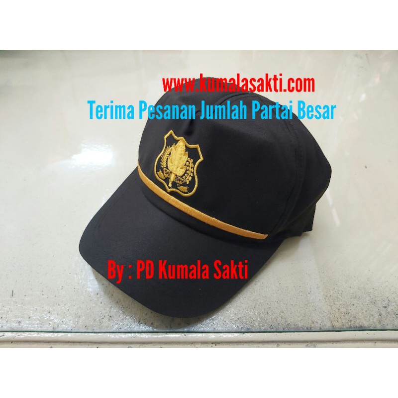 Topi Security Coklat Larici Logo Satpam Lis Kuning|Topi Satpam Supervisor|Topi Jaring|Kaos Satpam|Sabuk Satpam|Kopel Satpam|Kewenangan