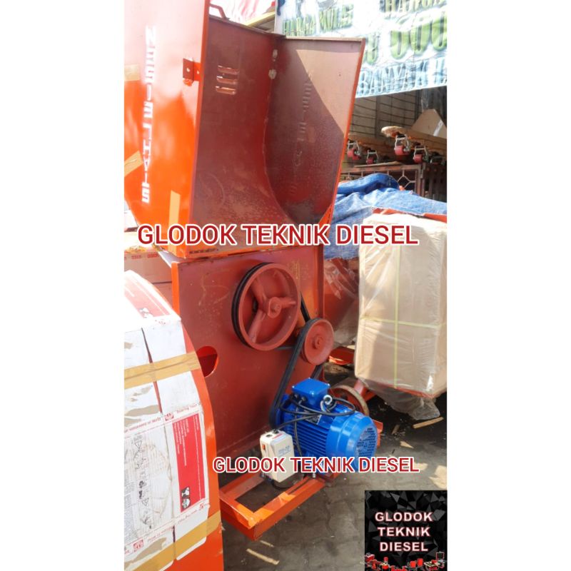 My_Genz Mesin Molen Cor Beton 500 L Liter + Dinamo Elektro Listrik 3 Phase