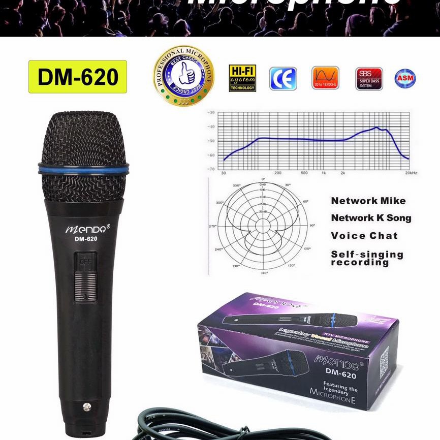 MENDO Microphone Kabel - Mic Murah