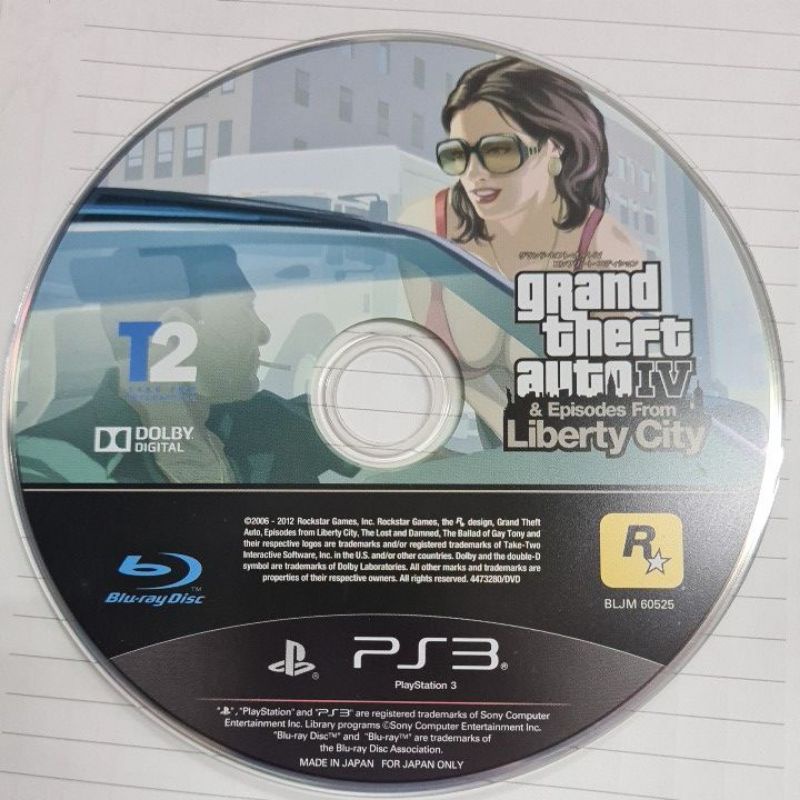 Kaset ps3 gta second