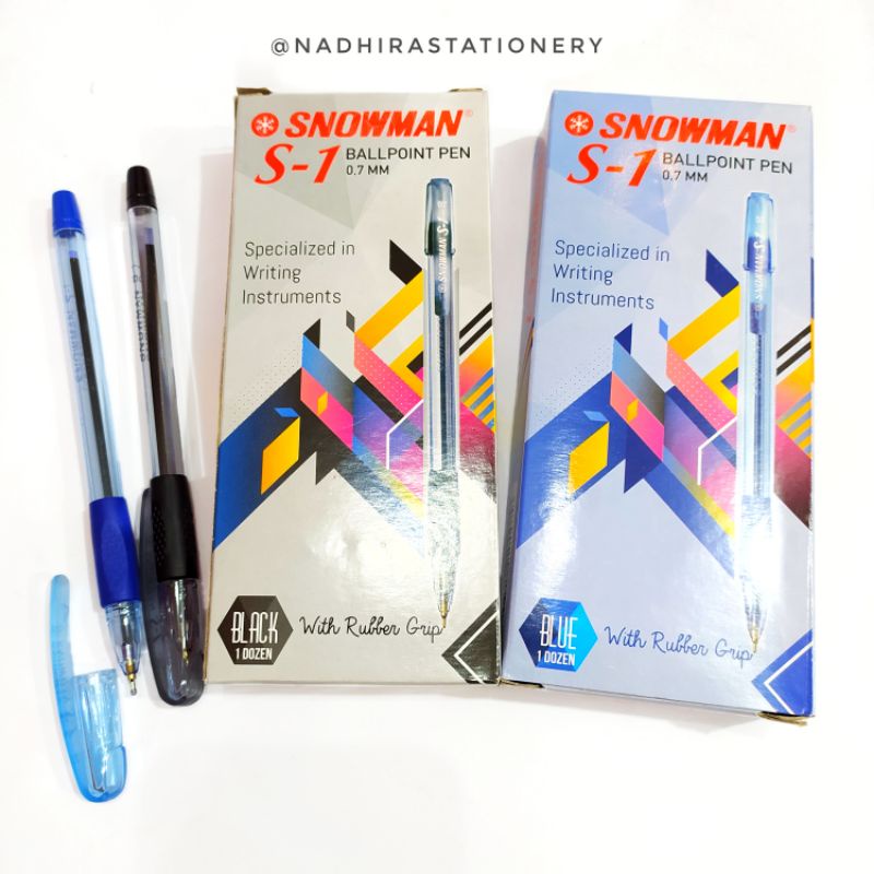 

PULPEN SNOWMAN S-1 ISI 12PCS