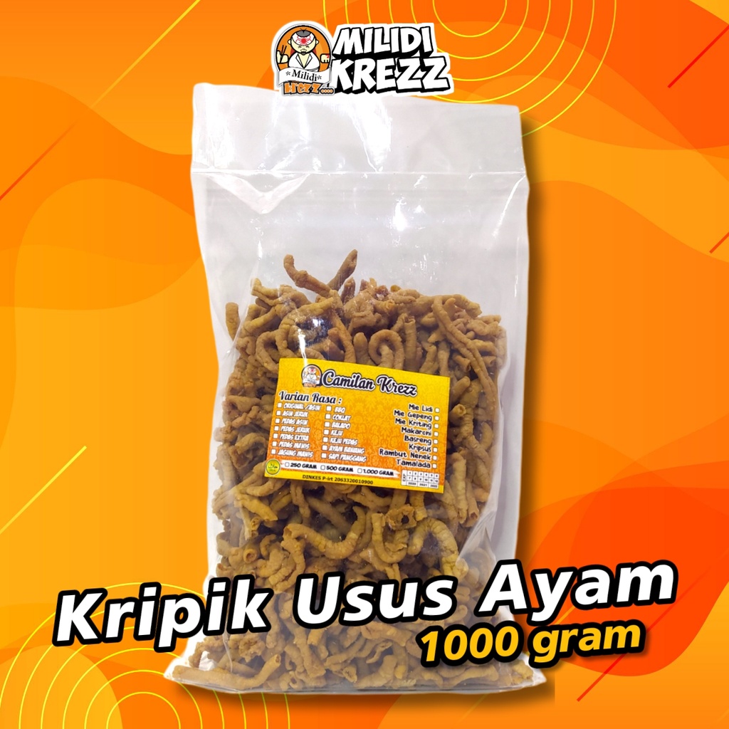 

Kripsus Keripik Usus Ayam Kiloan 1kg