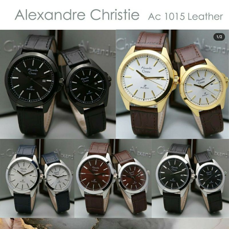 Jam Tangan Couple ALEXANDRE CHRISTIE AC 1015 / AC1015 / 1015