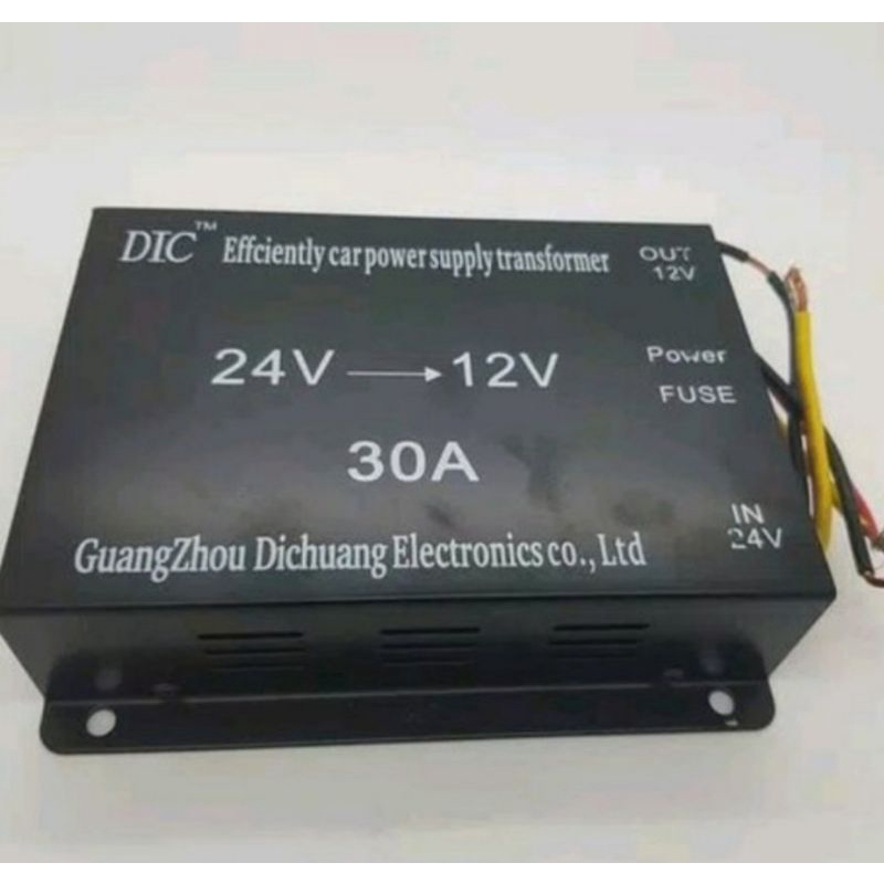 step down converter DC 24V ke 12V 30A merek DIC