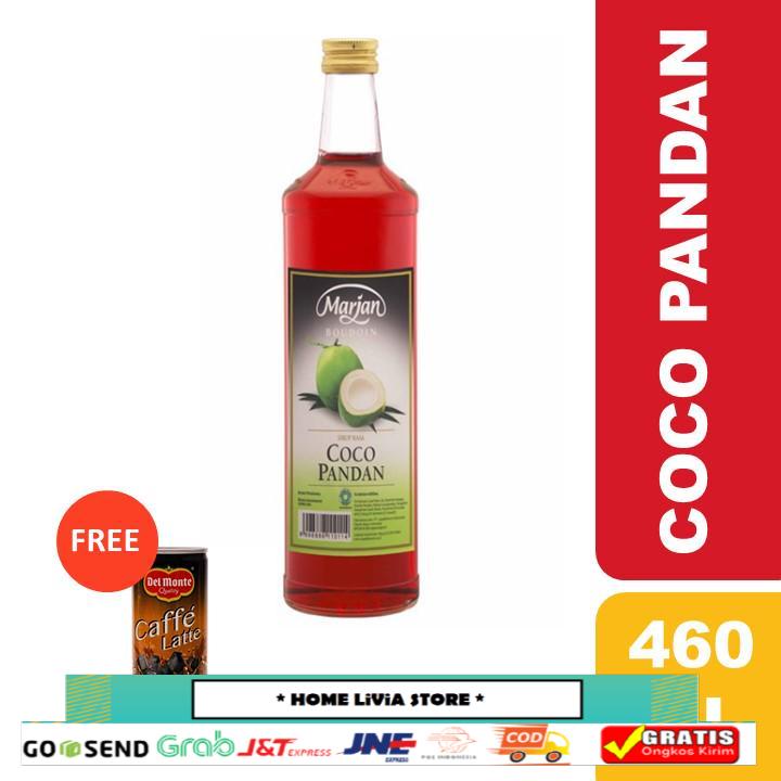 

[Buy 1 GET 1 FREE] Marjan Boudoin Syrup Cocopandan 460ml + Free Del Monte RTD Caffe Latte