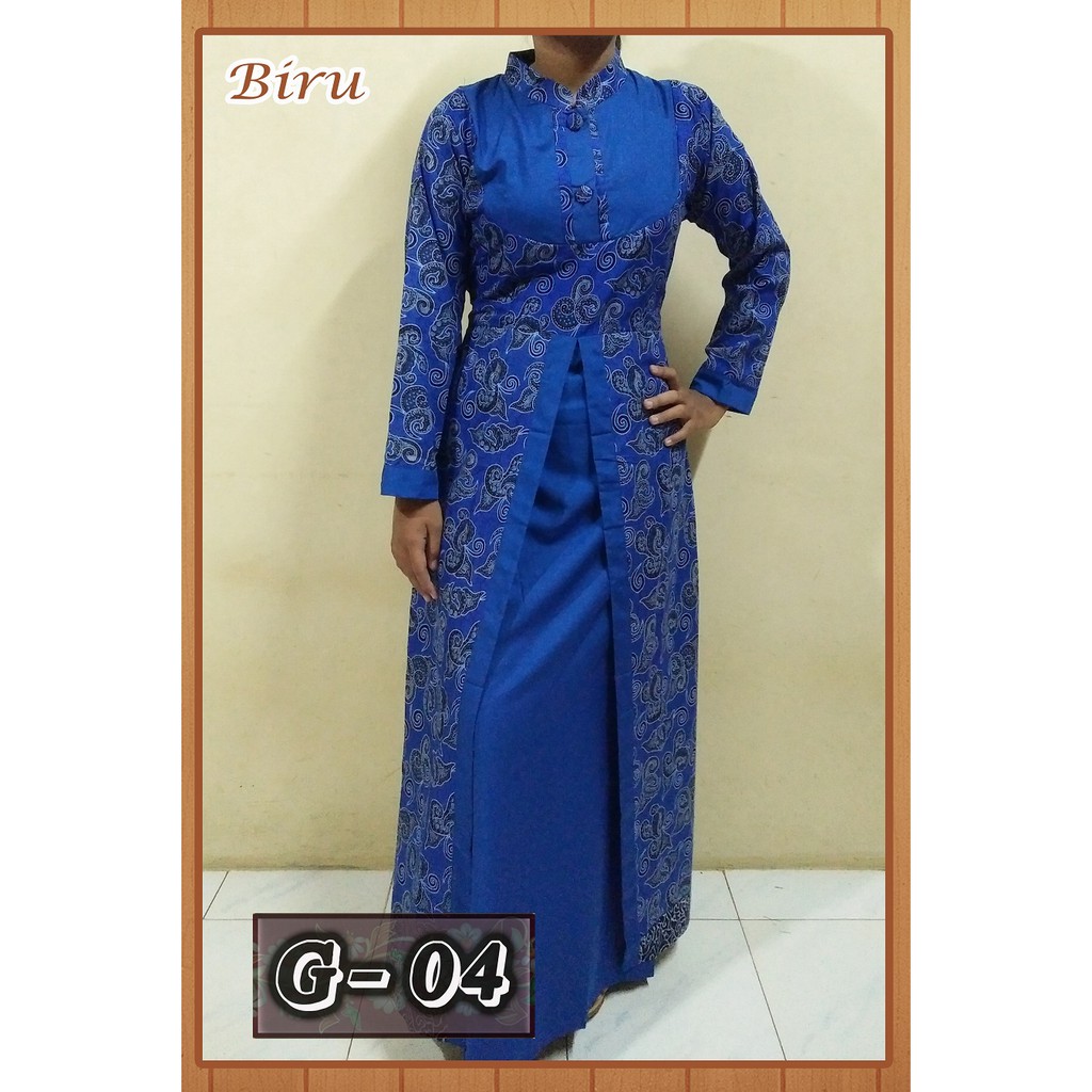 Baju Gamis Batik Pekalongan G 04
