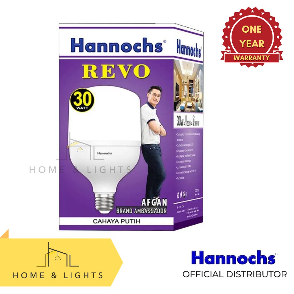 Hannochs LED Revo 30W Cool Daylight/Putih