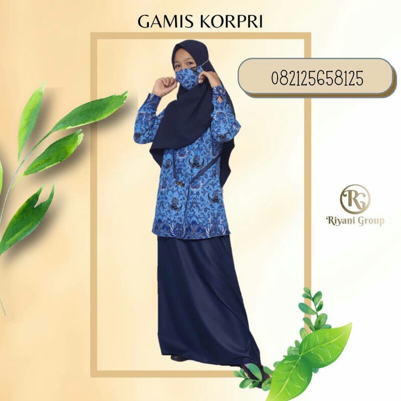 GAMIS KORPRI/SERAGAM KORPRI ORIGINAL RIYANI