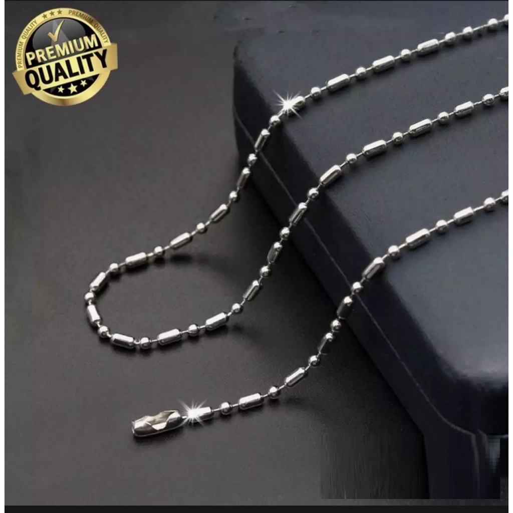 [PROMOSI] KALUNG TITANIUM BUAT WANITA DAN PRIA TERLARIS MOEL KOREAN