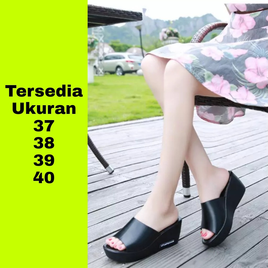 LUTTON - SANDAL WANITA WEDGES TERLARIS