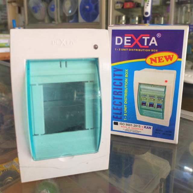 Box Mcb dexta 2 Grup dengan indikator lampu rumah mcb 2 group kotak mcb