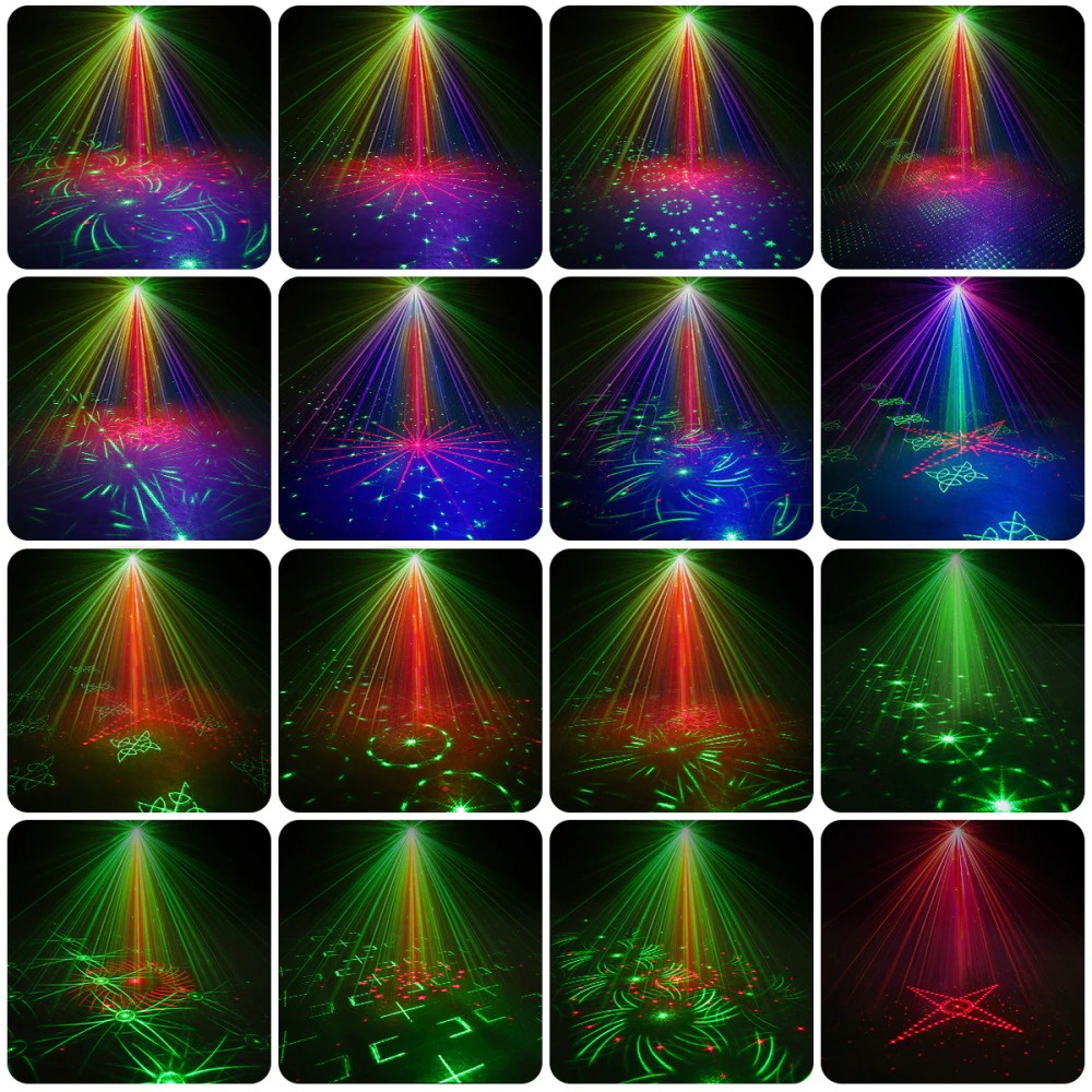 Proyektor Laser LED Lampu Disco DJ Party RGB Lights USB 8W - CH-M0001