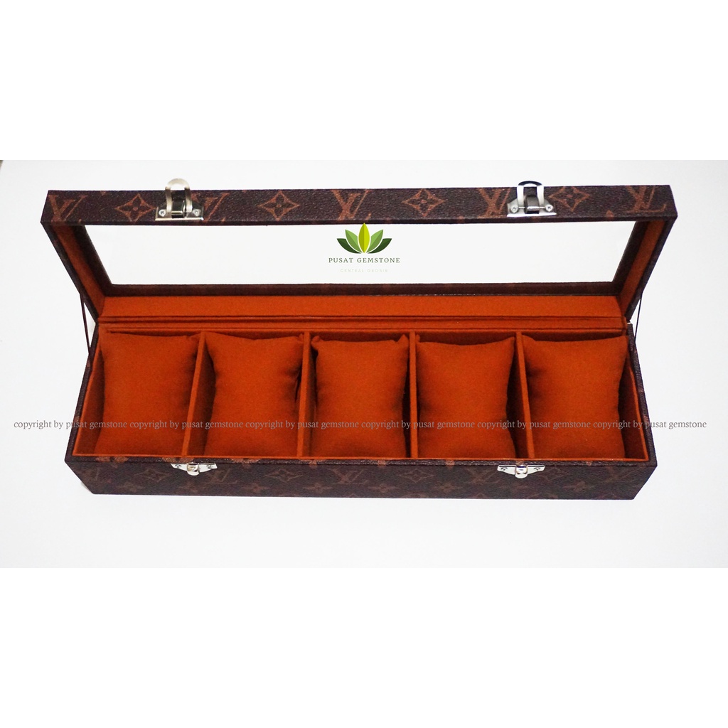 BOX JAM TANGAN 5 PCS | TEMPAT JAM | WATCHBOX | KOTAK ARLOJI | BOX JAM TANGAN MURAH