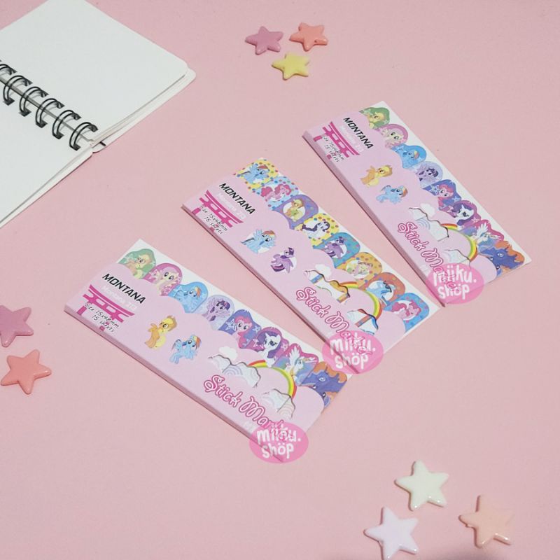 

PEMBATAS KERTAS / STICKY NOTES KARAKTER LITTLE PONY