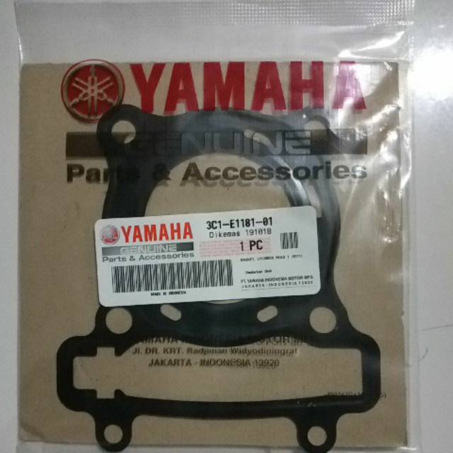 Gasket Cylinder Head Yamaha Vixion Jupiter Mx 3C1 E1181 01