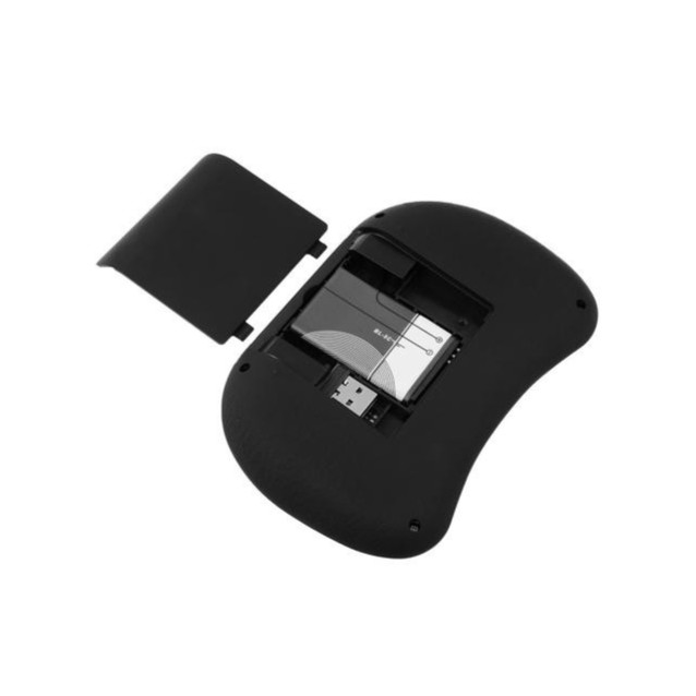 Mediatech Mini Wireless Keyboard touch pad Mouse Combo for TV - Hitam - 520156hitam