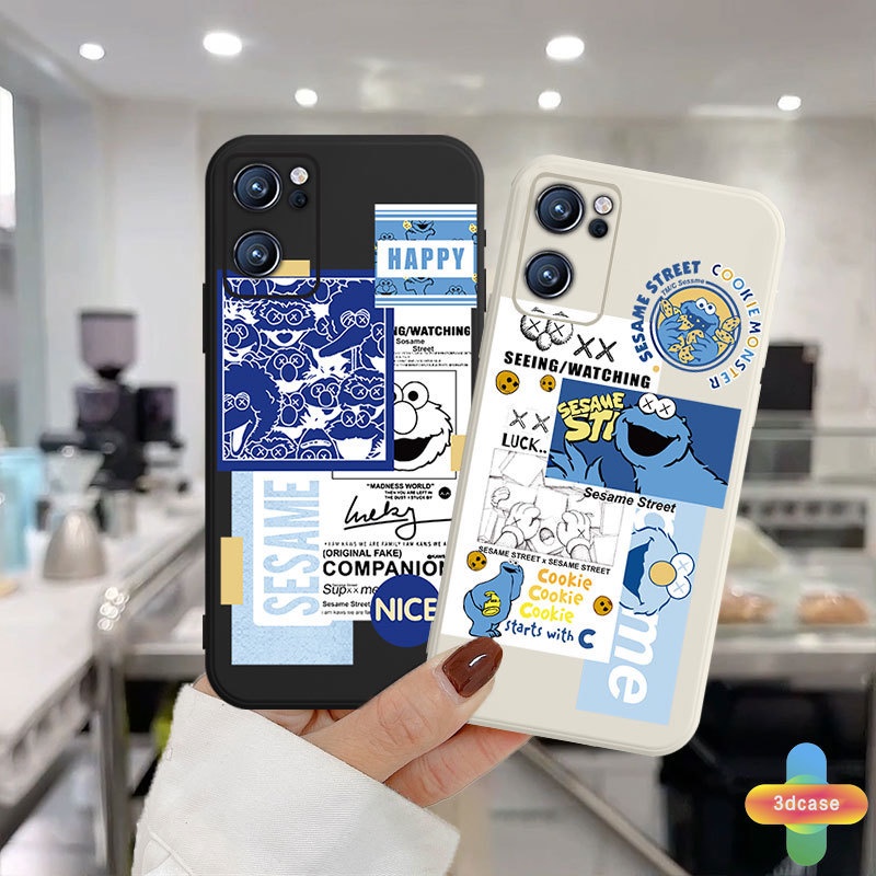 Casing Soft TPU Case Infinix Hot 10 Play Hot 10 10t 10s 10i S4 9 Pro 11 Plus Hot 9 11 Play 11 11S NFC Infinix Smart 4 5 Pro 3 Plus Infinix Note 8 10 Tencno Spark 5 PRO A54 A15 A9 A5 Sesame Street Anti-fall Case