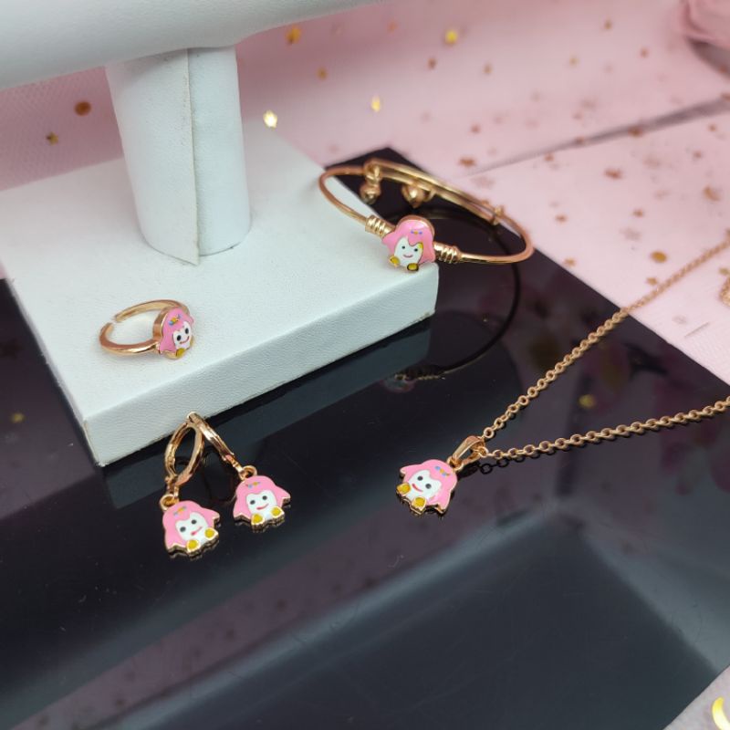 PROMO set kalung Anak lengkap yaxiya lapis emas