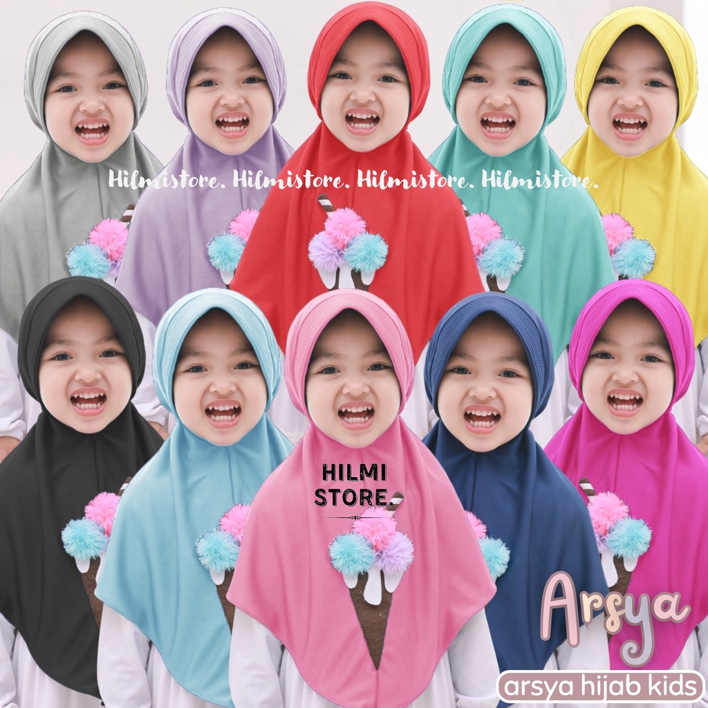 JILBAB ANAK INSTANT ARSYA LUCU / JILBAB ANAK KARAKTER LUCU / JILBAB ANAK MOTIF KARAKTER
/ KERUDUNG A