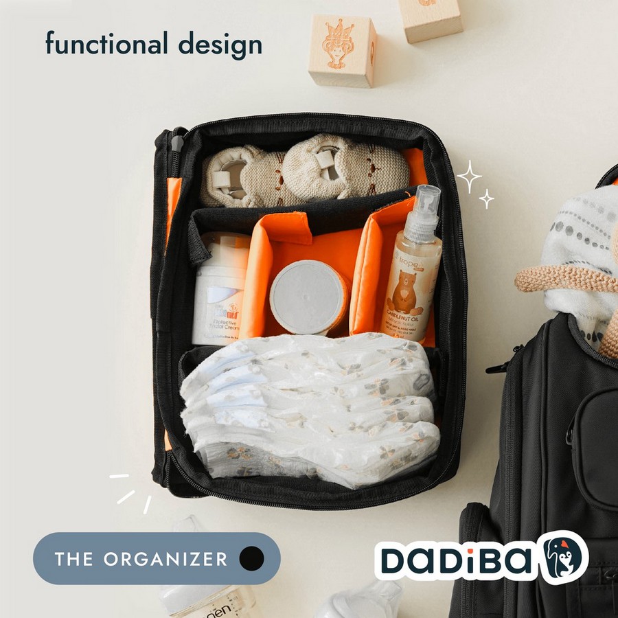 The Dadiba - The Organizer - Accessories Bag Pouch Diaper Caddy Stroller Multipurpose Tas Bayi Baby