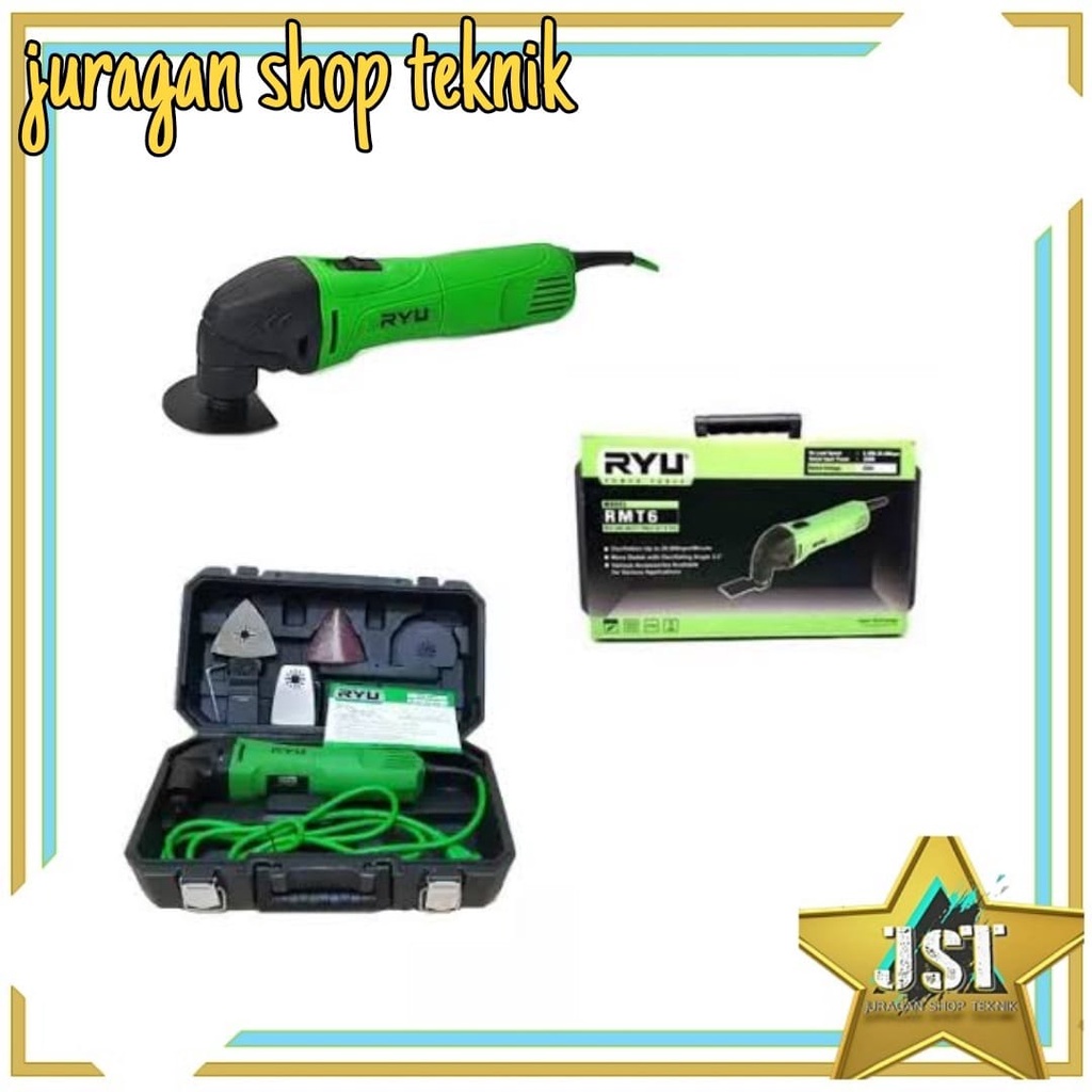 RYU MESIN Multi Cutter Set 6pcs RMT 6- Multi Oskilasi Tools RYU