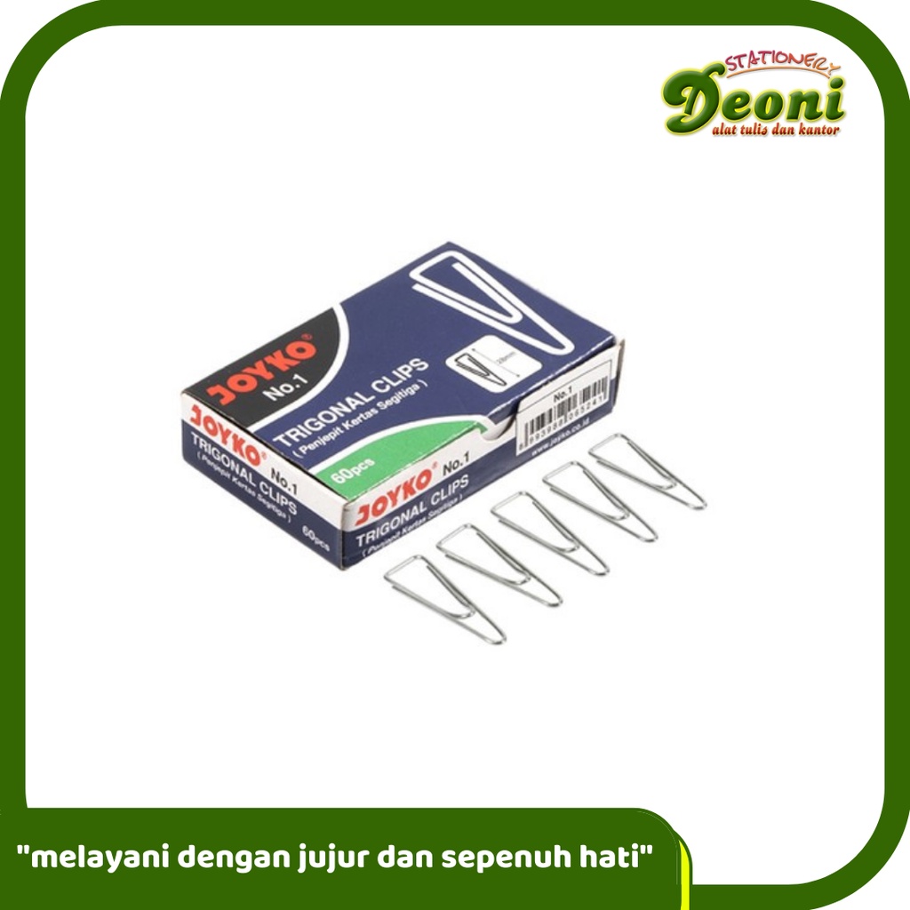 

JOYKO Trigonal Clips No.1 / Klip / Penjepit Kertas