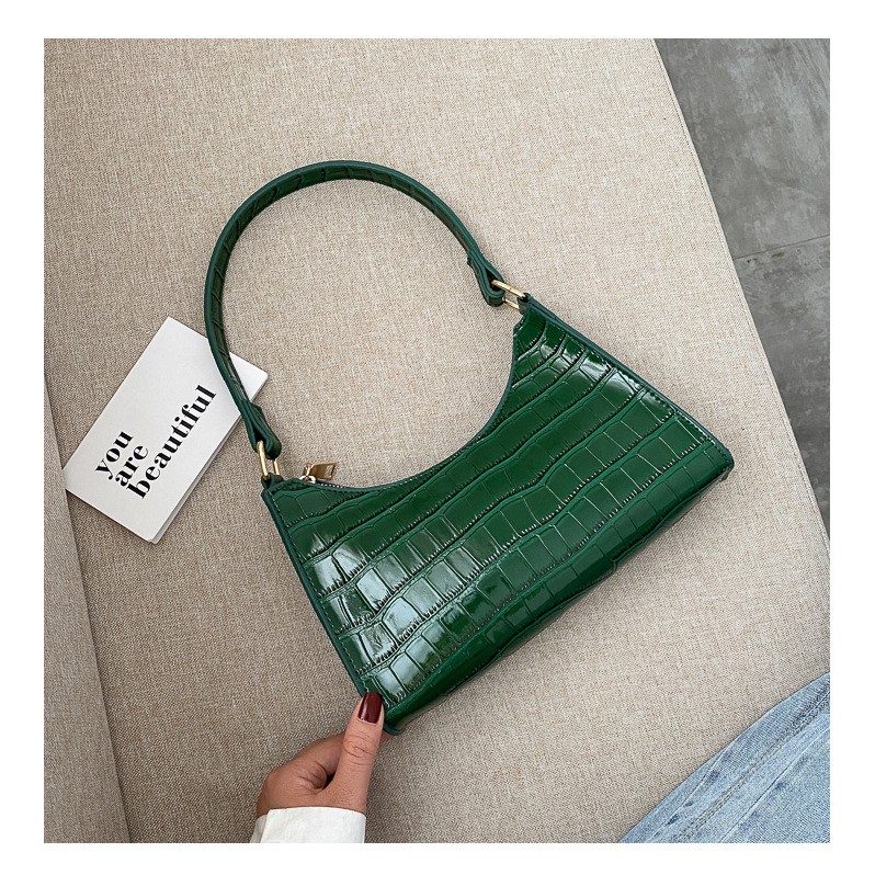 TM-55 tas wanita summer motif crocodile pesta formal kerja bag jinjing import korea jepang